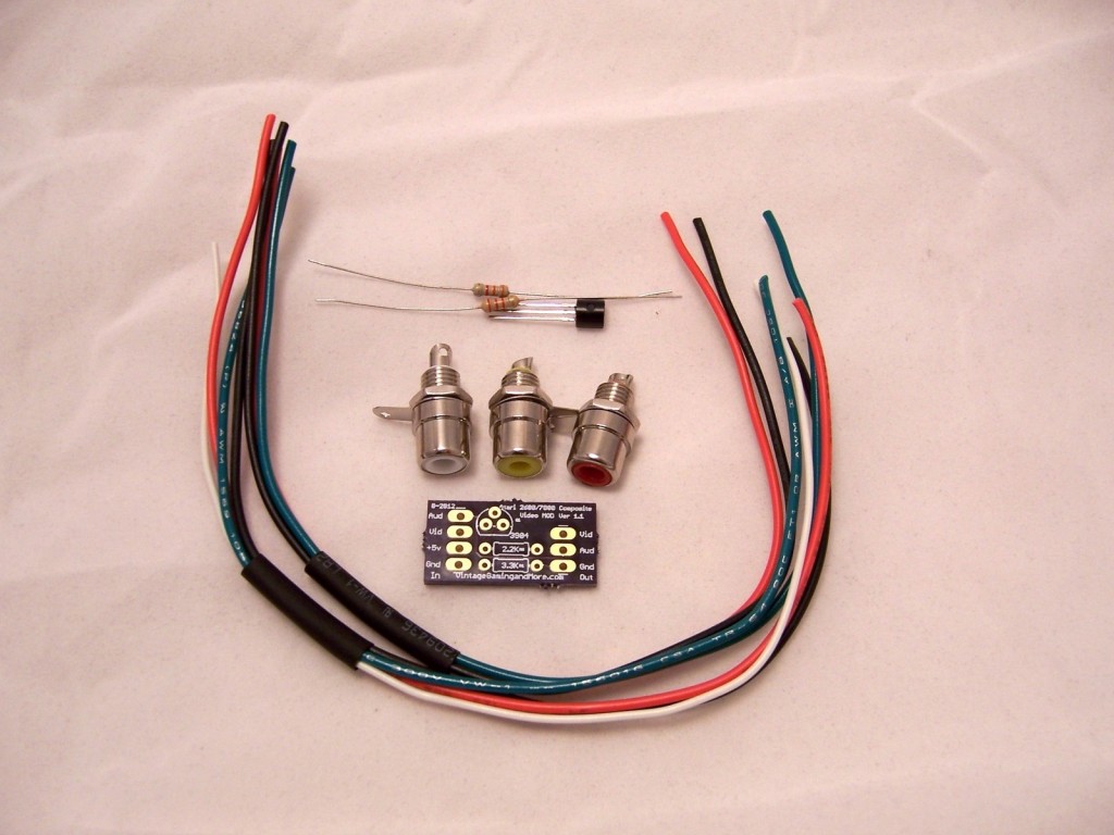 Fully Assembled Composite A/V Mod Kit For Atari 2600 / 7800 – Upgrade Your Console - View #3